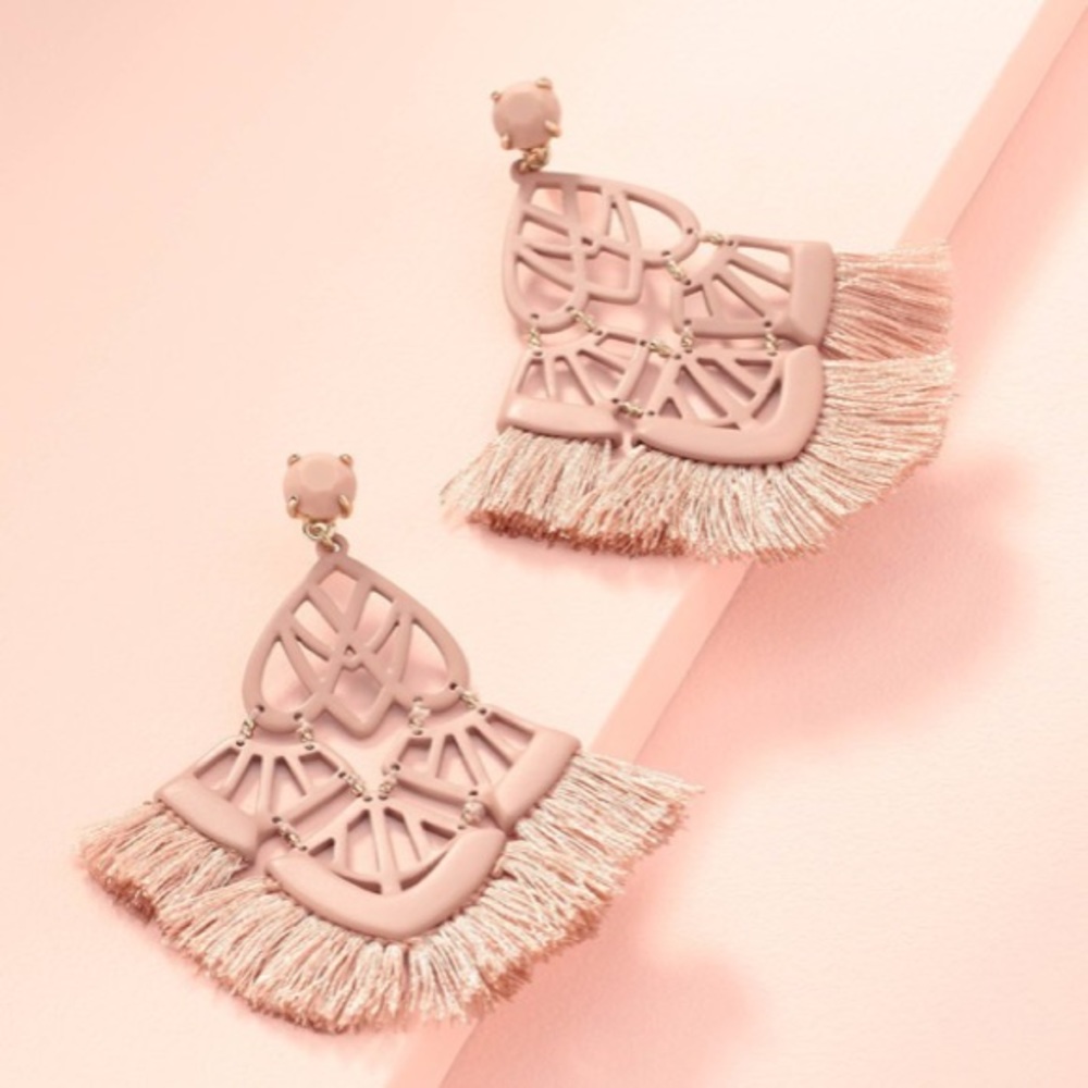Stella & Dot Alexandria Chandeliers - Blush
